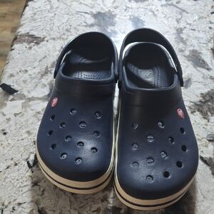 Kids Navy Blue Clogs